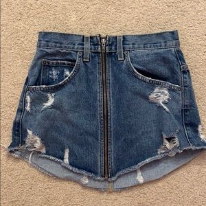 LF denim skirt